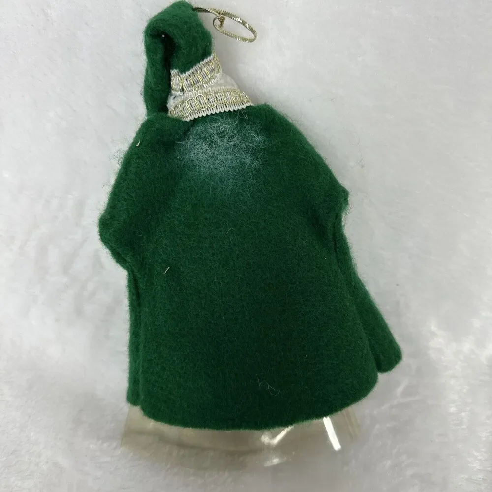 Vintage Santa Claus With‎ Porcelain Head Father Christmas Tree Ornament Figure